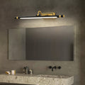 Luxe Zwart-Gouden Spiegel Lamp – LumoGold | Troscana