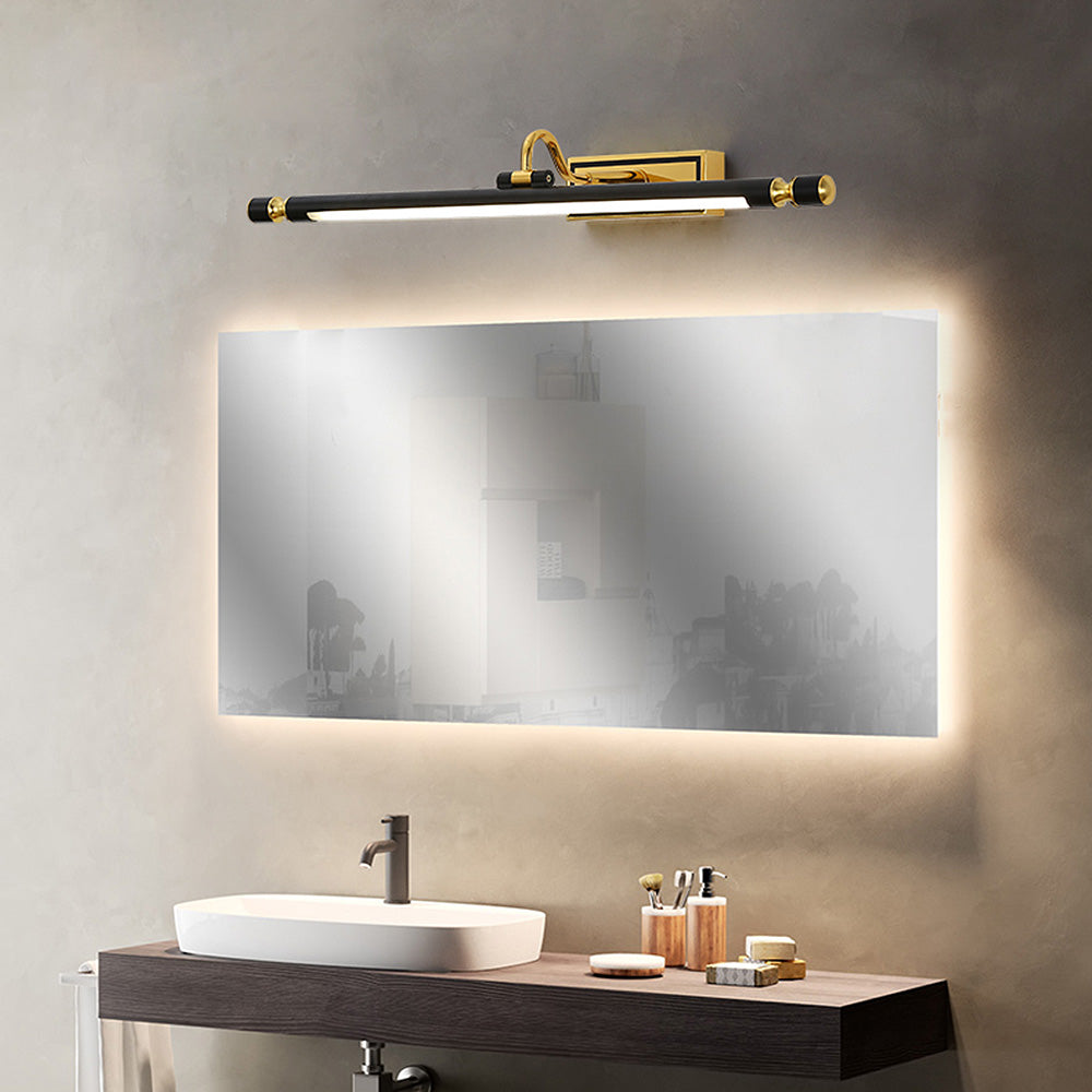 Luxe Zwart-Gouden Spiegel Lamp – LumoGold | Troscana