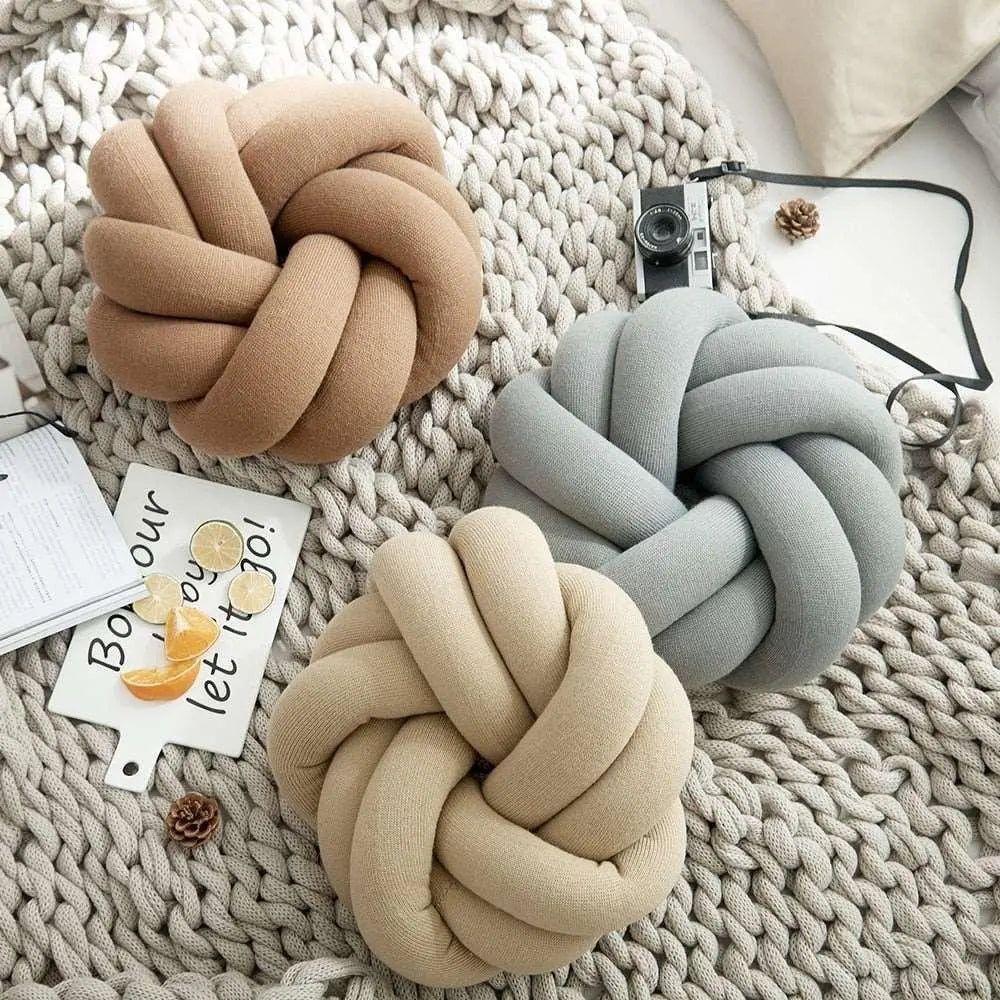 Katoenen Knoopkussen - Katoenen Knoopkussen | Troscana