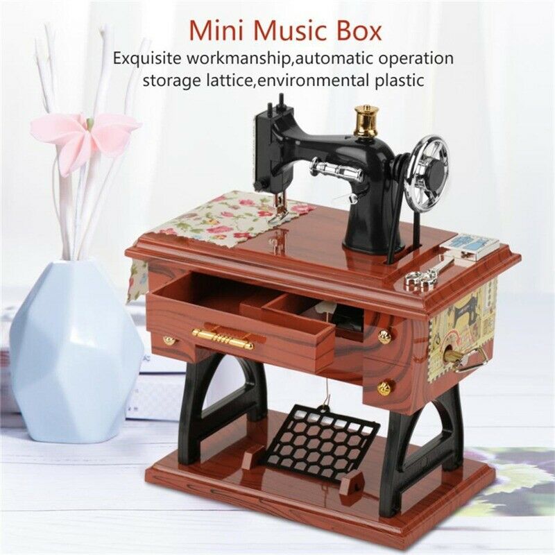 Mini Craft Retro Naaimachine Decor