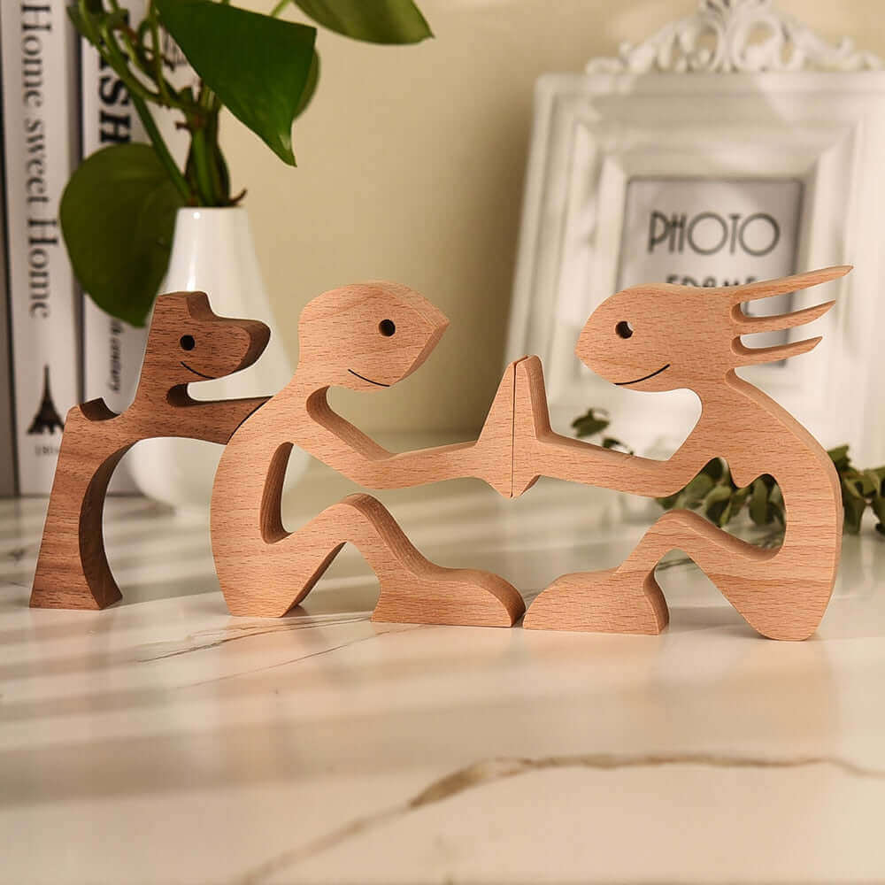 Deense Houten Dieren Ornamenten