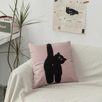 Zwarte Kat & Tuin Tufted Kussenhoes | Troscana