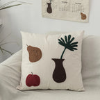Zwarte Kat & Tuin Tufted Kussenhoes | Troscana