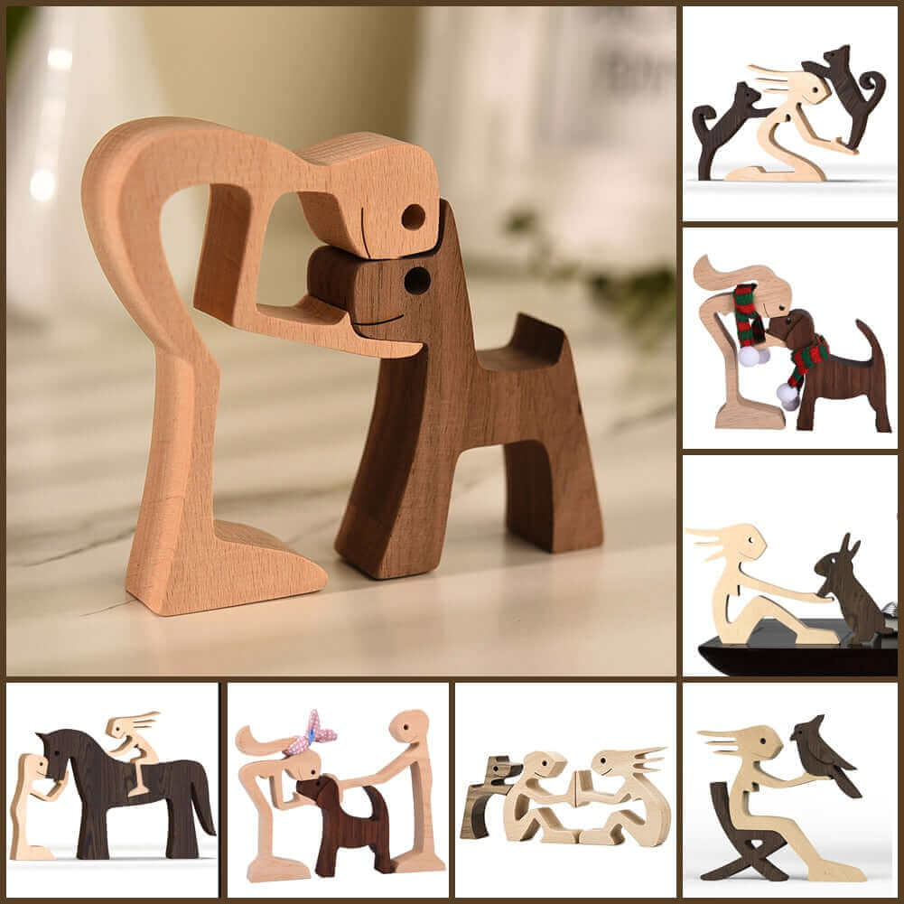 Deense Houten Dieren Ornamenten