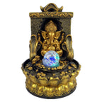 Prachtig Ganesha Standbeeld met LED Binnenwaterbron
