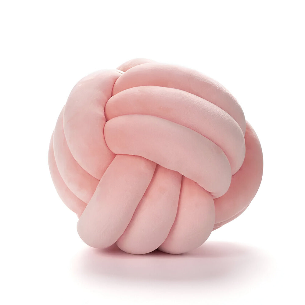 Handmade Knotted Round Decorative Cushion