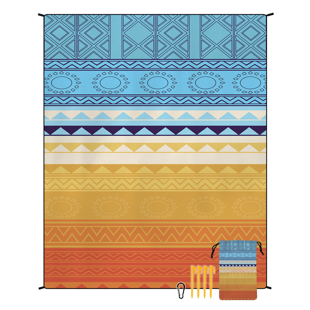 Geometric Print Tapestry Troscana