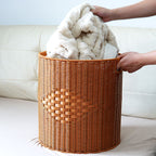Opbergdoos Gemaakt Van Gewoven Materiaal