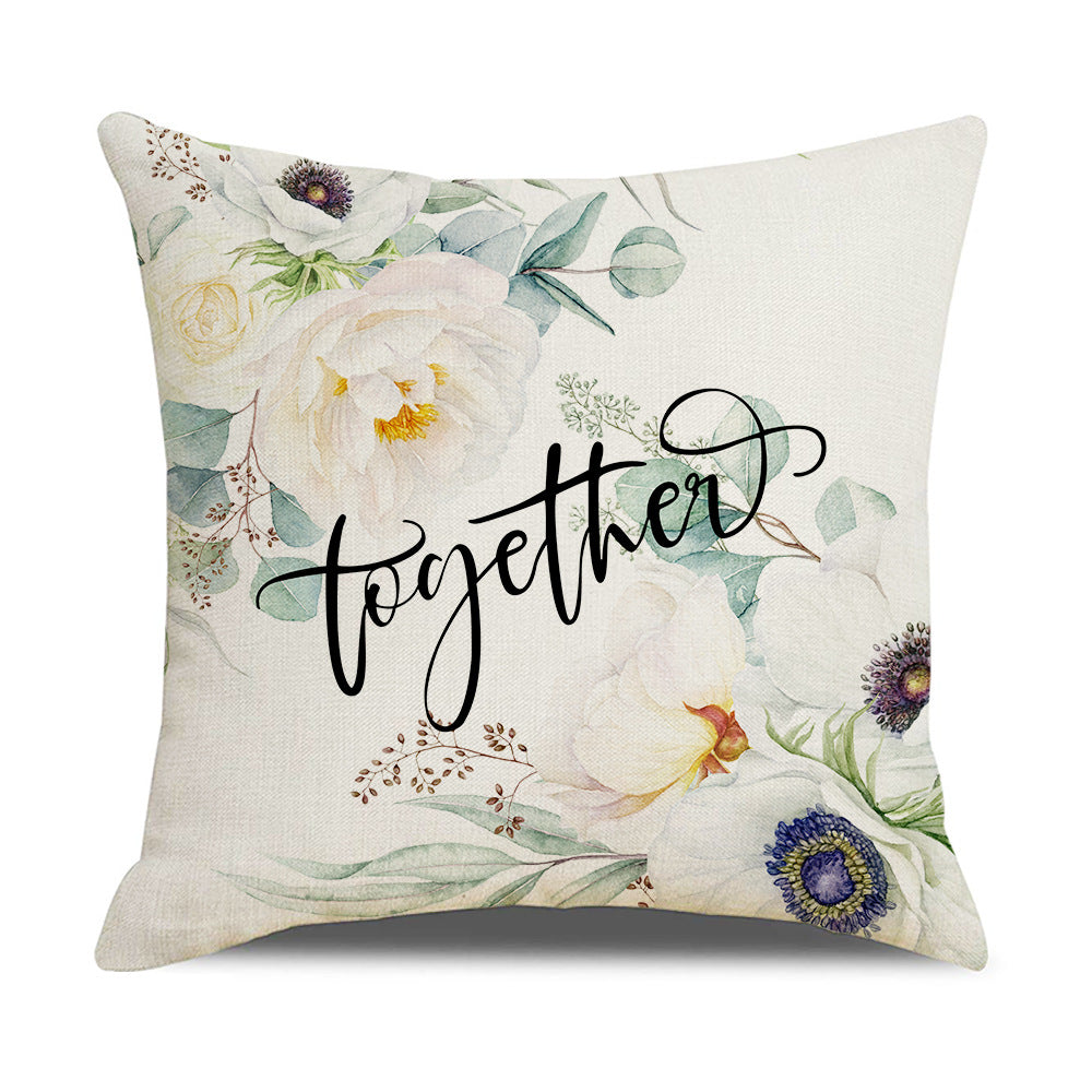 Elegante Kussensloop met Bloemenontwerpen Troscana