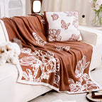 Decorative Blanket with Floral Pattern Troscana