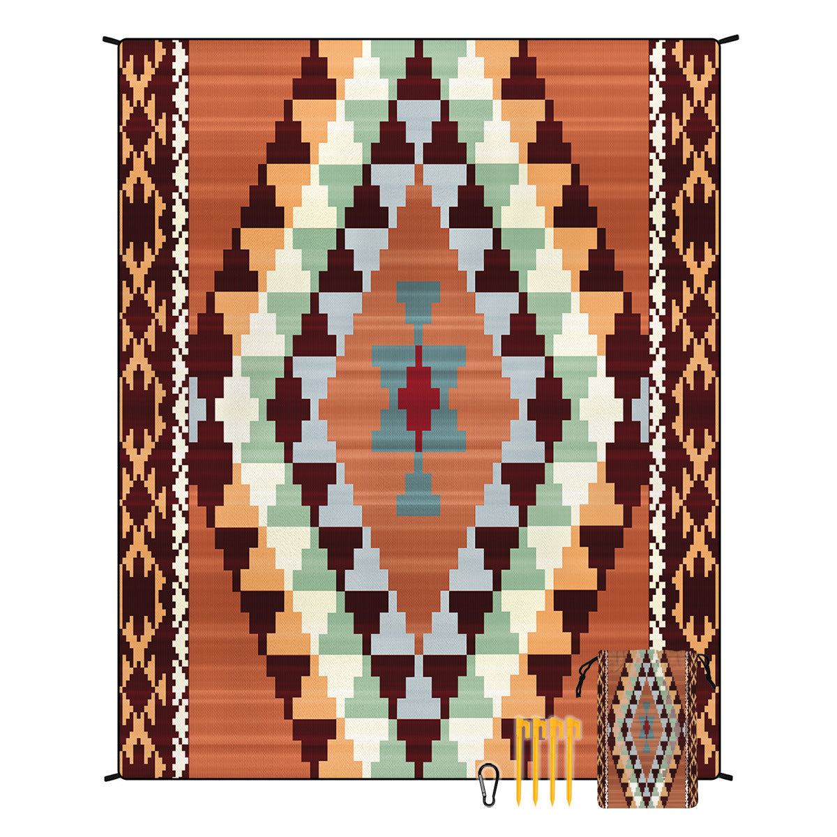 Geometric Print Tapestry Troscana