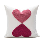 Decorative Cushion Cover with Heart Pattern Troscana