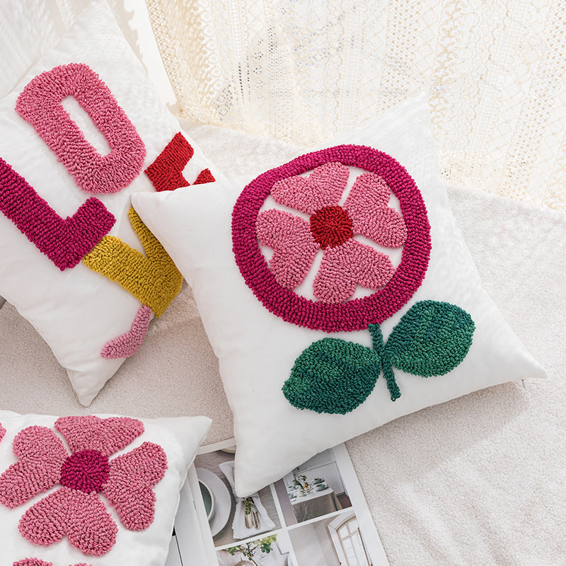 Decorative Cushion Cover with Heart Pattern Troscana
