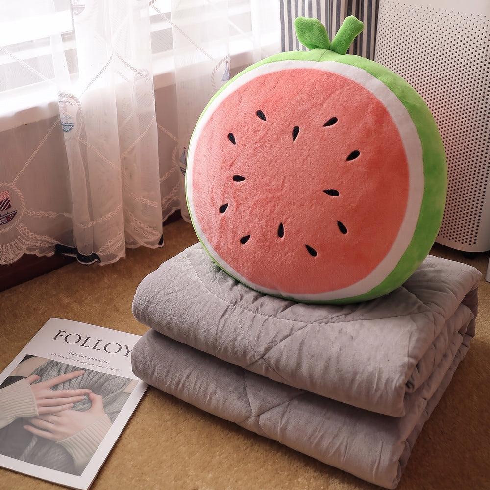 Pluche kussen in fruitig ontwerp Troscana