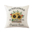 Kussenhoes met Zonnebloem Patroon Troscana