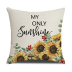 Kussenhoes met Zonnebloem Patroon Troscana