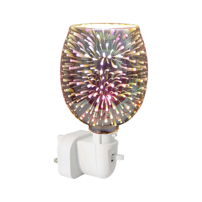3D Glazen Aromatherapie Wax Smeltlamp Kleine Nachtlamp