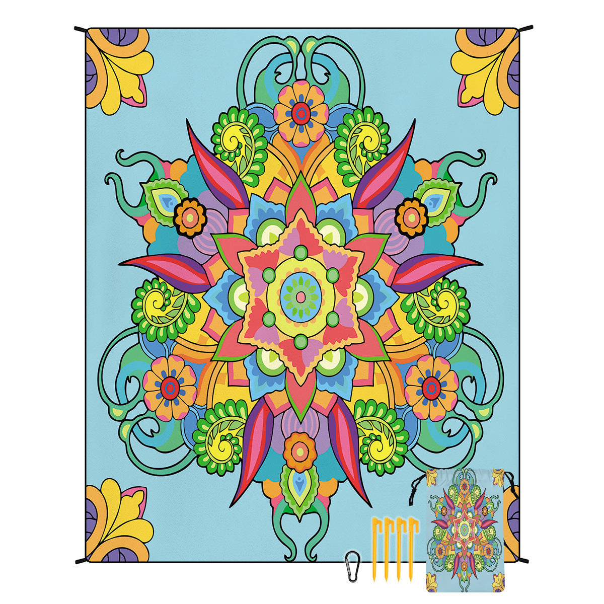 Geometric Print Tapestry Troscana