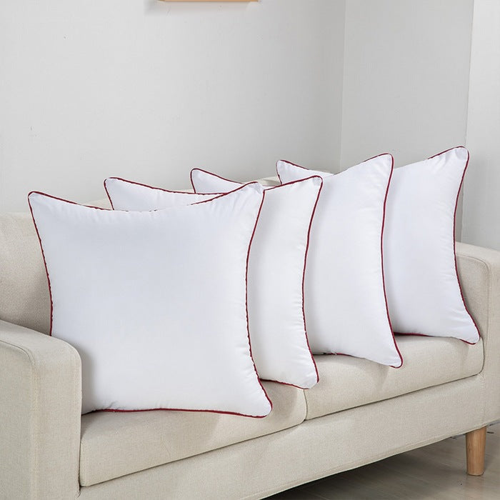 Premium vierkante kusseninzetten met piping en hypoallergene holvezel vulling Troscana