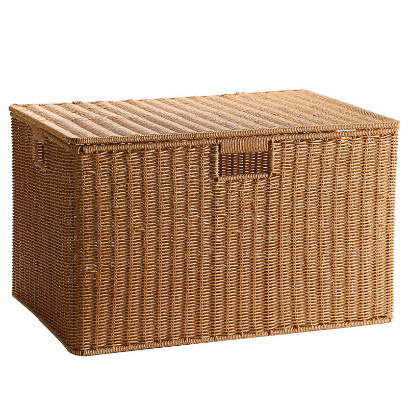 Multifunctionele Opbergdoos Gemaakt Van Natuurlijke Wicker