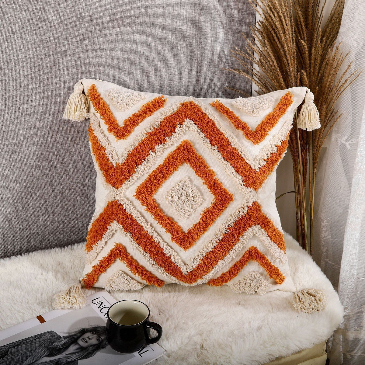 Artistieke decoratieve kussensloop Troscana