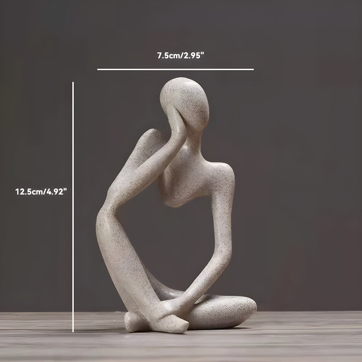 Abstract Thinker Beeldhouwwerk Huishouddecor