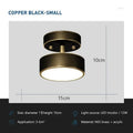 Moderne LED Plafondlamp - Nordic Koperen Design voor Slaapkamer, Woonkamer, Eetkamer en Gang