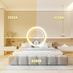 Moderne LED Wandlamp - Verstelbare 3-Kleur Lichtarmatuur voor Slaapkamer, Woonkamer, Balkon en Binnenhuisdecoratie