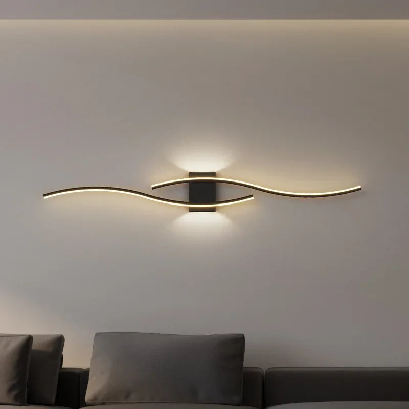 Moderne LED Wandlamp - Zwarte, Witte en Gouden Wandlicht Sconces voor Woonkamer, Slaapkamer, Nachtkastje en Decoratieve Verlichting