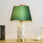 Amerikaanse Keramische Tafel Lamp - Eenvoudige Moderne Slaapkamer Nachtkast Lamp voor Woonkamer, Warme Bruiloft Kamer Decoratieve Lamp