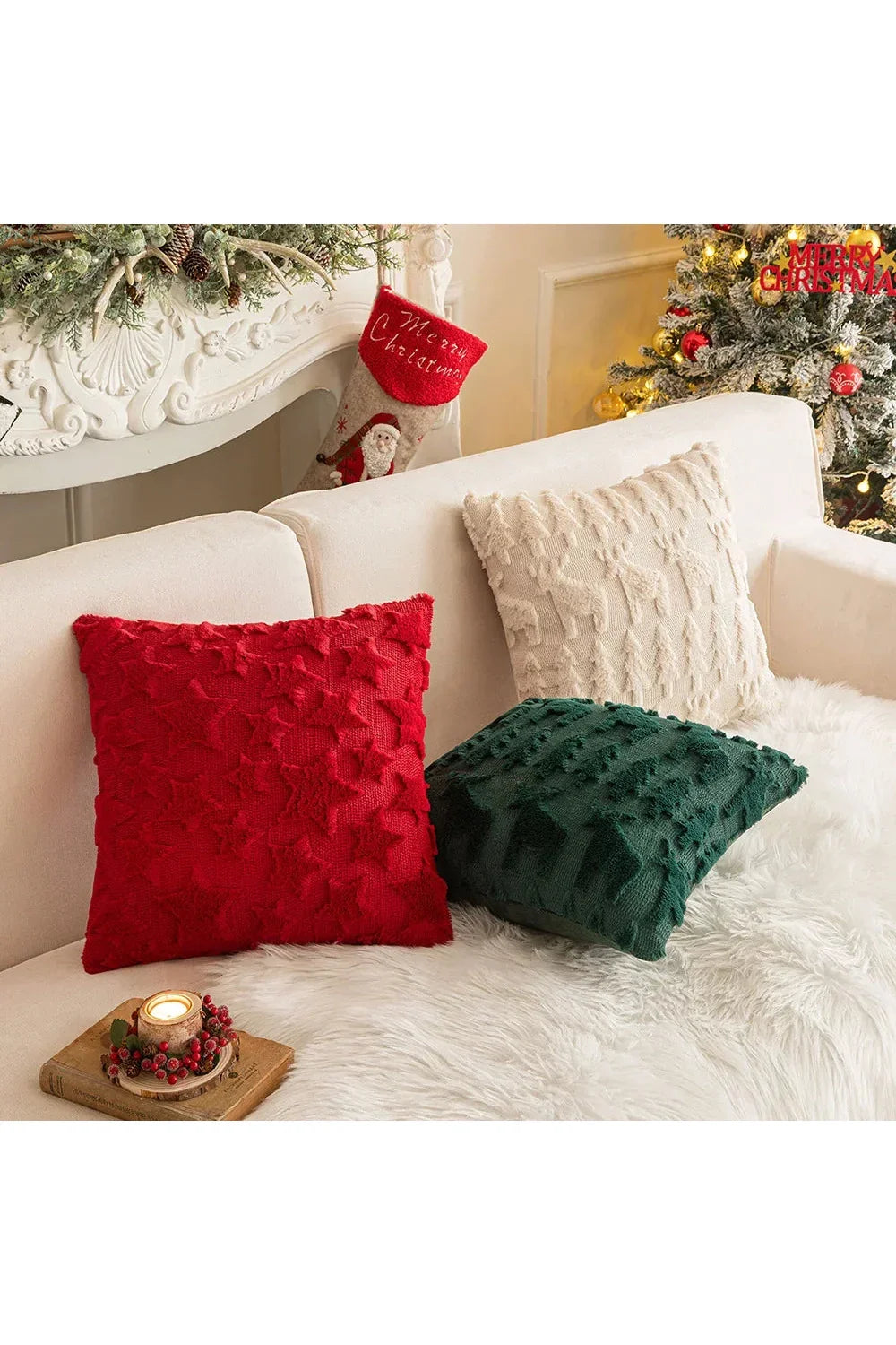 Plush decorative cushion cover | Troscana