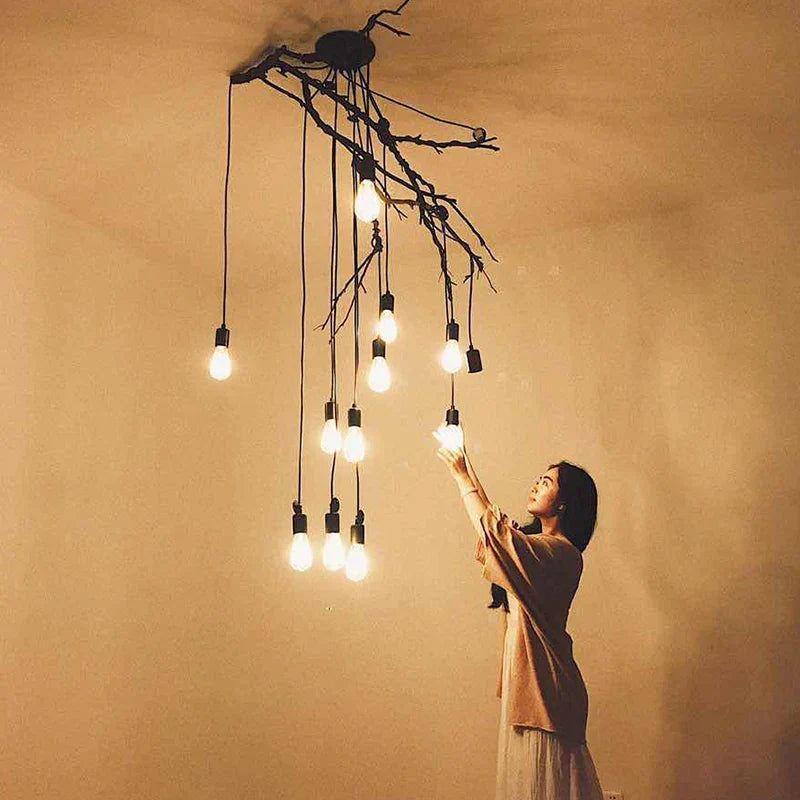 DIY Hanglampen: Moderne Retro Kroonluchter voor Stijlvolle Thuisdecoratie