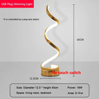 Moderne LED Tafel Lamp – Snake Eye Bescherming Bureau Lamp voor Slaapkamer, Woonkamer, Kantoor en Studie