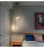 Moderne LED Hanglamp – 2-Weg Binnen Hanglamp voor Woonkamer, Slaapkamer, Eettafel met Aanpasbare 3 Lichtkleuren
