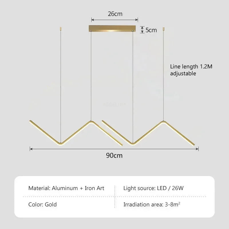 Moderne LED Hanglamp – Slimme Afstandsbediening met Verstelbare Helderheid & Kleurtemperatuur voor Eetkamer, Woonkamer en Slaapkamer