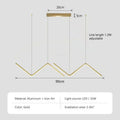 Moderne LED Hanglamp – Slimme Afstandsbediening met Verstelbare Helderheid & Kleurtemperatuur voor Eetkamer, Woonkamer en Slaapkamer