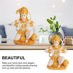 1 Stuk Hanuman Boeddha Aap God Figurant Zuidoost-Aziatische Stijl Huis Sculptuur Heer Hanuman Standbeeld Boeddha Figuur Ornament
