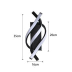 Moderne LED Wandlamp – Gebogen Spiraal Ontwerp Wandlamp voor Woonkamer, Slaapkamer, Gang en Thuisdecor