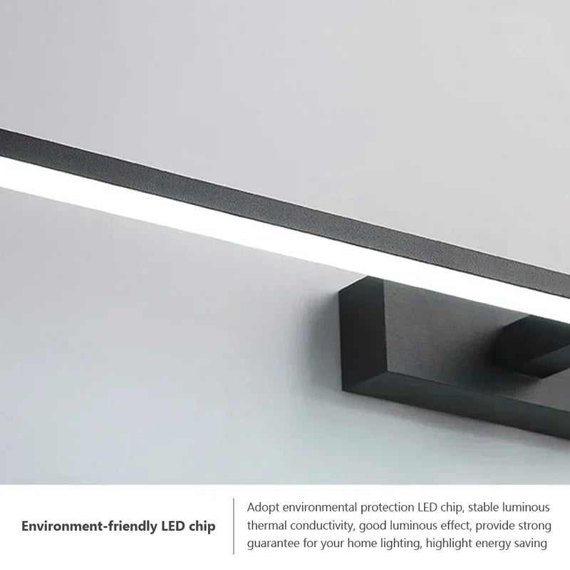 Moderne LED Wandlamp - Driekleurige Badkamer Wandlamp met Aluminium Afwerking voor Spiegel, Bad en Huisdecor