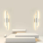 Moderne LED Muur Lamp met Koper Lijn Pijp en Acrylaat Lampenkap