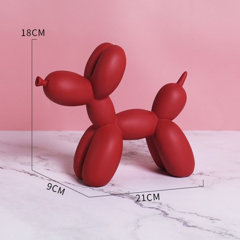 Luxueuze woondecoratie, balloondog decoratie, bureau accessoires, dierdecoratie, moderne populaire kunst, Noorse beelden
