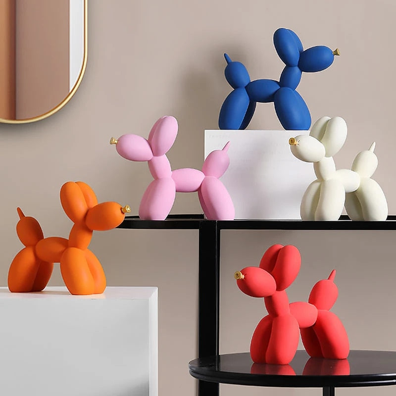 Luxueuze woondecoratie, balloondog decoratie, bureau accessoires, dierdecoratie, moderne populaire kunst, Noorse beelden