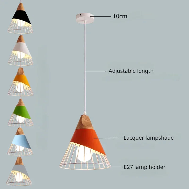 Nordic Modern Kroonluchter – Creatieve LED Hanglamp voor Restaurant, Eettafel en Woondecoratie