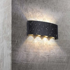 Lichaamsbewegingssensor Wandlamp Waterdicht Buitenshuis LED Wandlamp Op Neer Glanzende Lampen Tuin Yard Inductie Gang Wandlamp