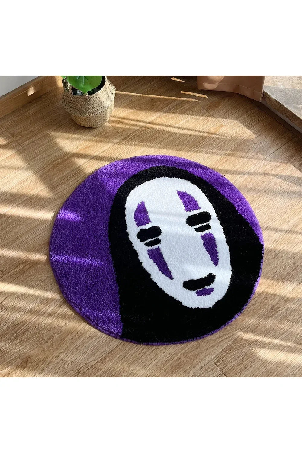 Face Zachte Ronde Vloerkleed