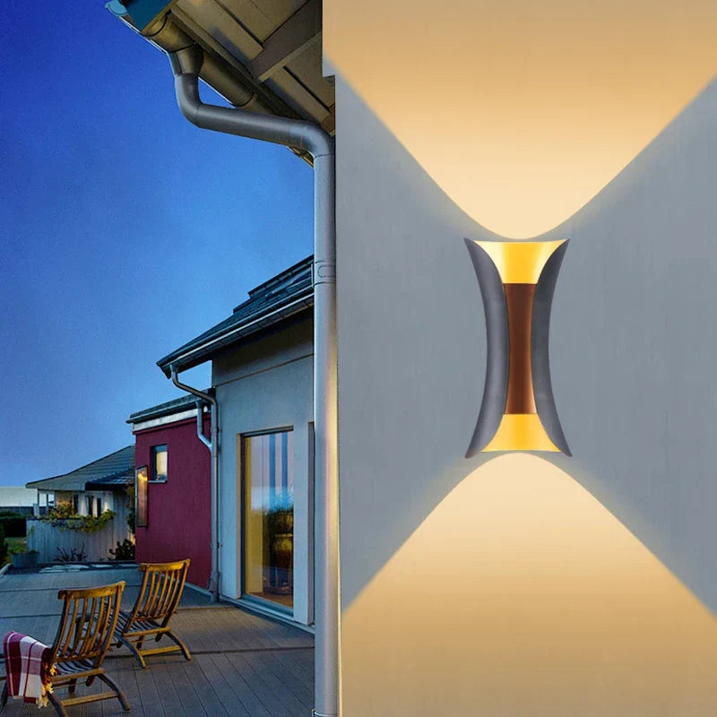 Moderne LED Buiten Wandlamp – Waterdichte Porch en Balkon Wandlamp voor Thuis Tuin, IP55 Gecertificeerd