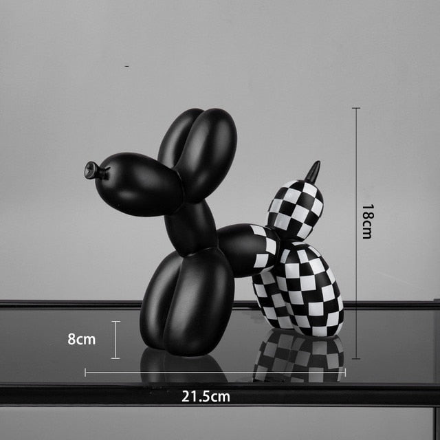 Luxueuze woondecoratie, balloondog decoratie, bureau accessoires, dierdecoratie, moderne populaire kunst, Noorse beelden