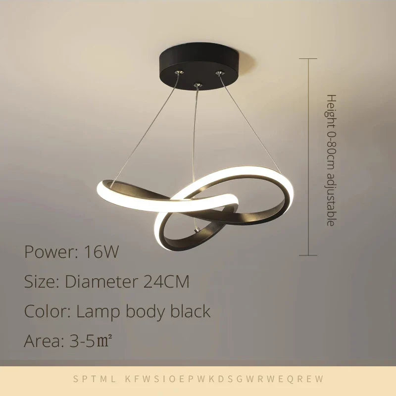 Moderne LED Hangende Lamp Kroonluchter - Elegante Hanglamp voor Veelzijdige Ruimtes