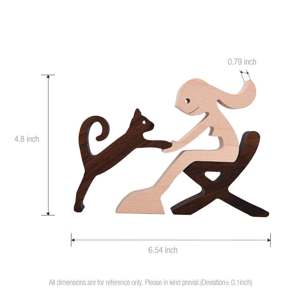 Deense Houten Dieren Ornamenten