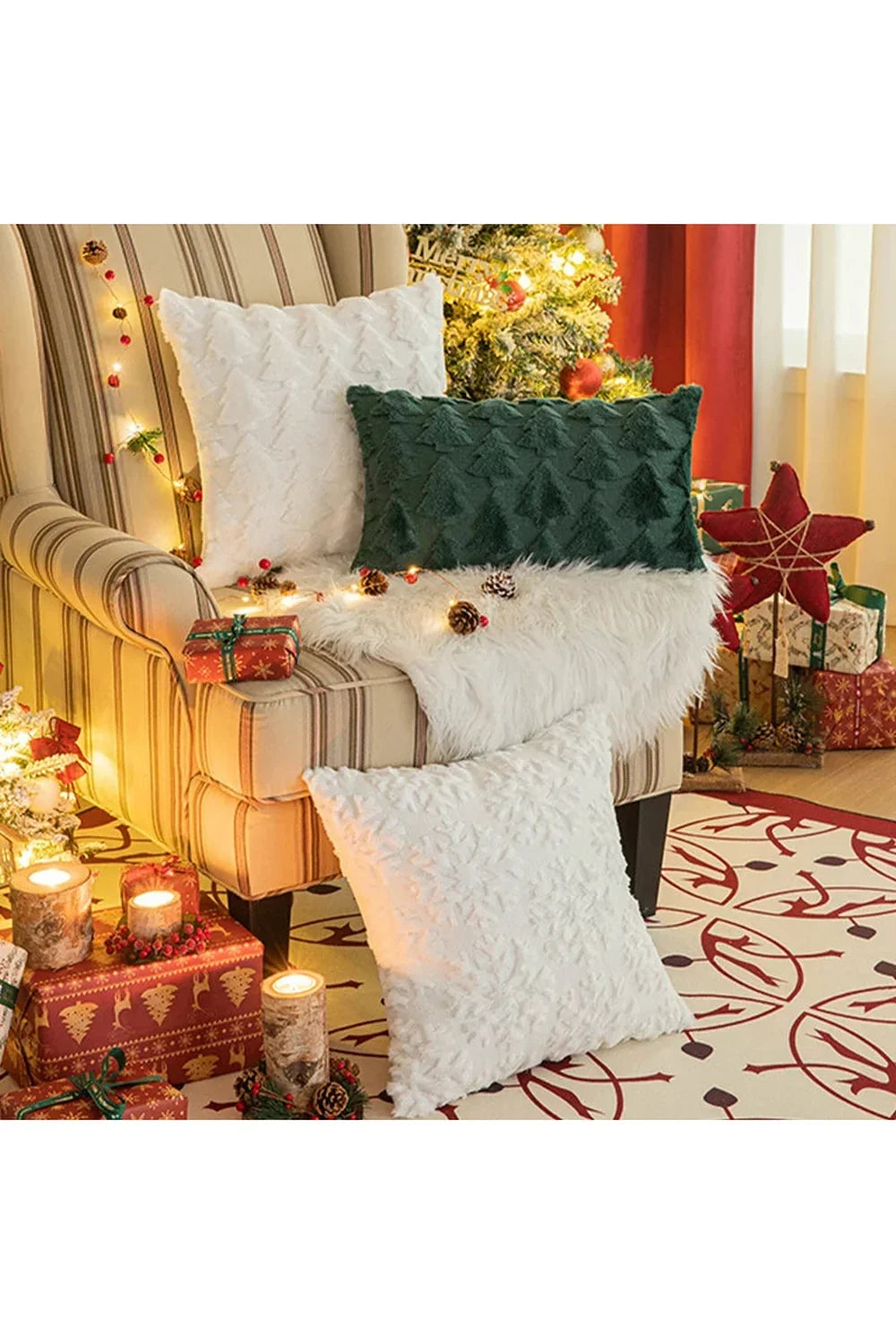 Plush decorative cushion cover | Troscana